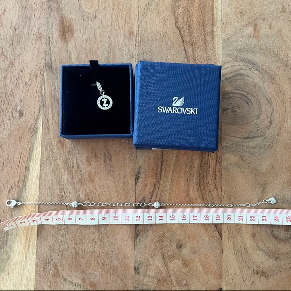 Swarovski Chain Bracelet with Chain - Picture 7 of 7